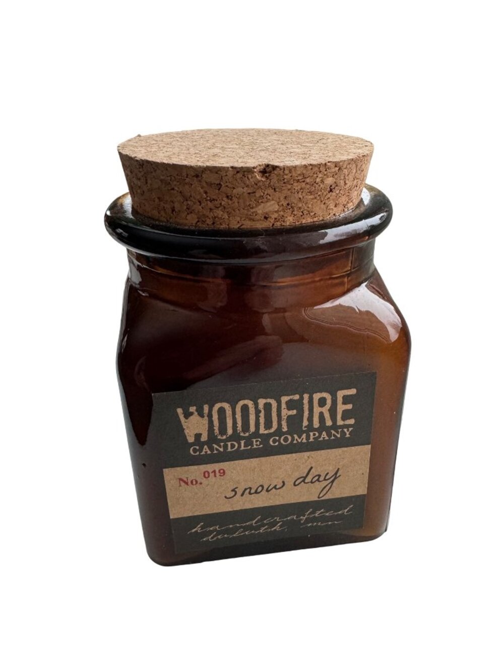 Woodfire candle Company Snow Day No. 019 Handcrafted Candle Duluth MN New